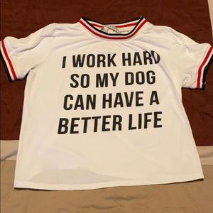 Crop top made for dog lovers 🐶